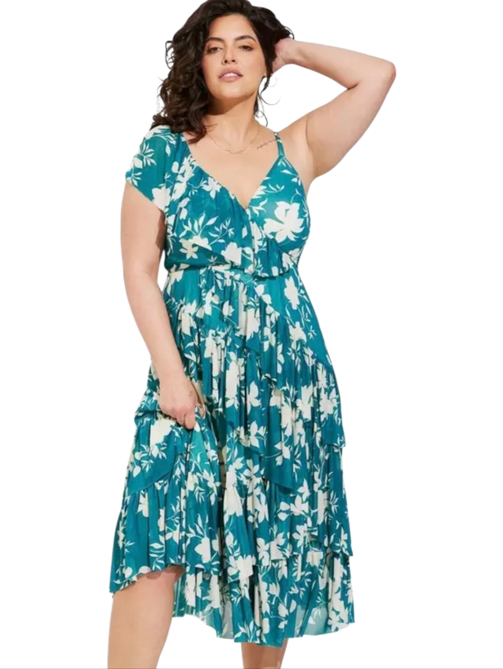 Beautiful Torrid Ruffle Tiered Dress Sz 4